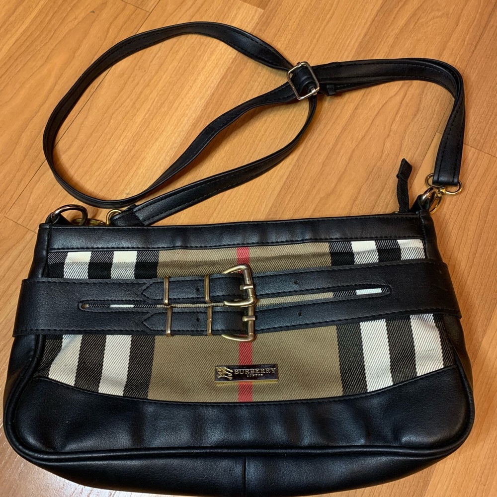 faux Burberry London crossbody bag